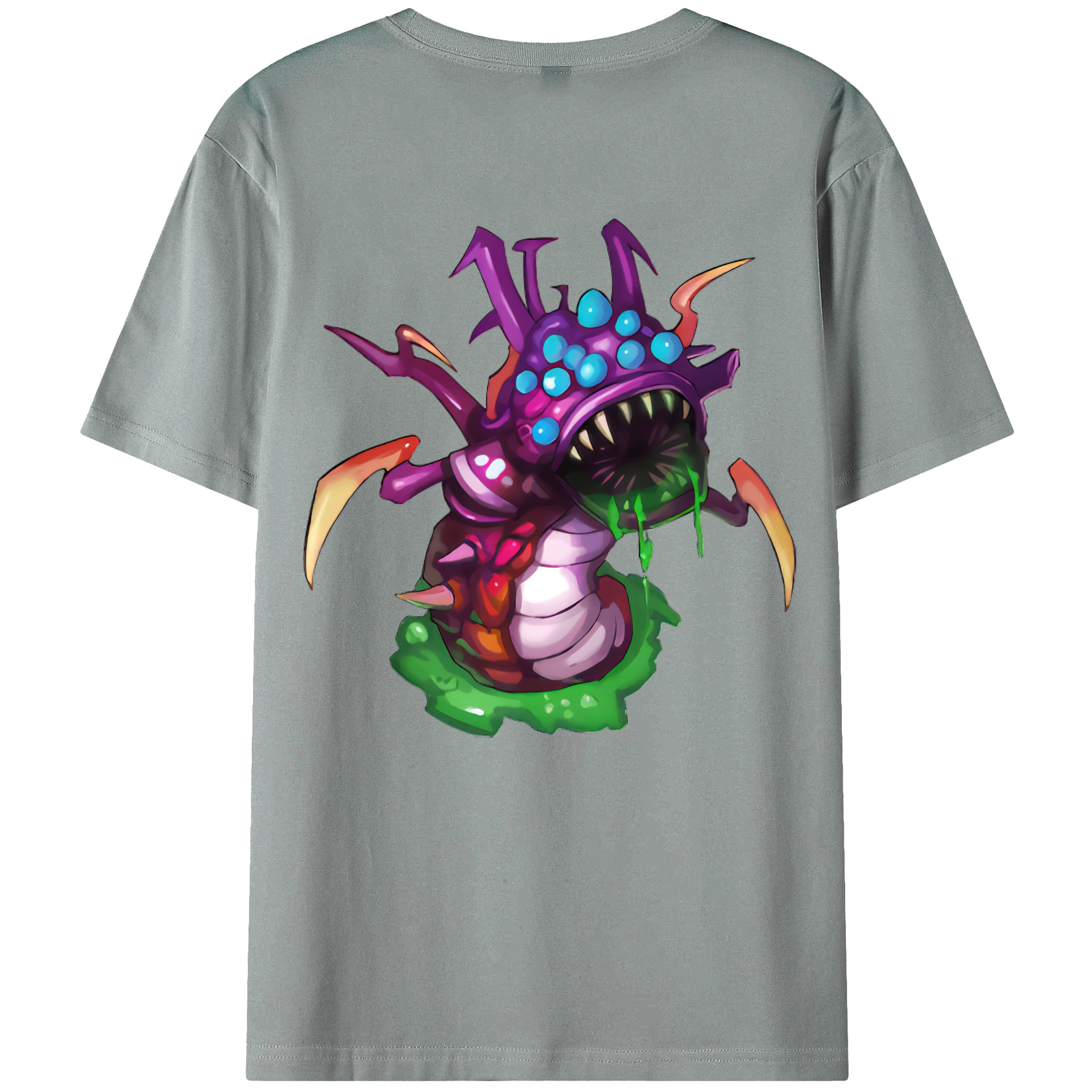（画像用） リーグ・オブ・レジェンド League of Legends LOL 綿100％ メンズ半袖Tシャツ（バックプリント） 通気性